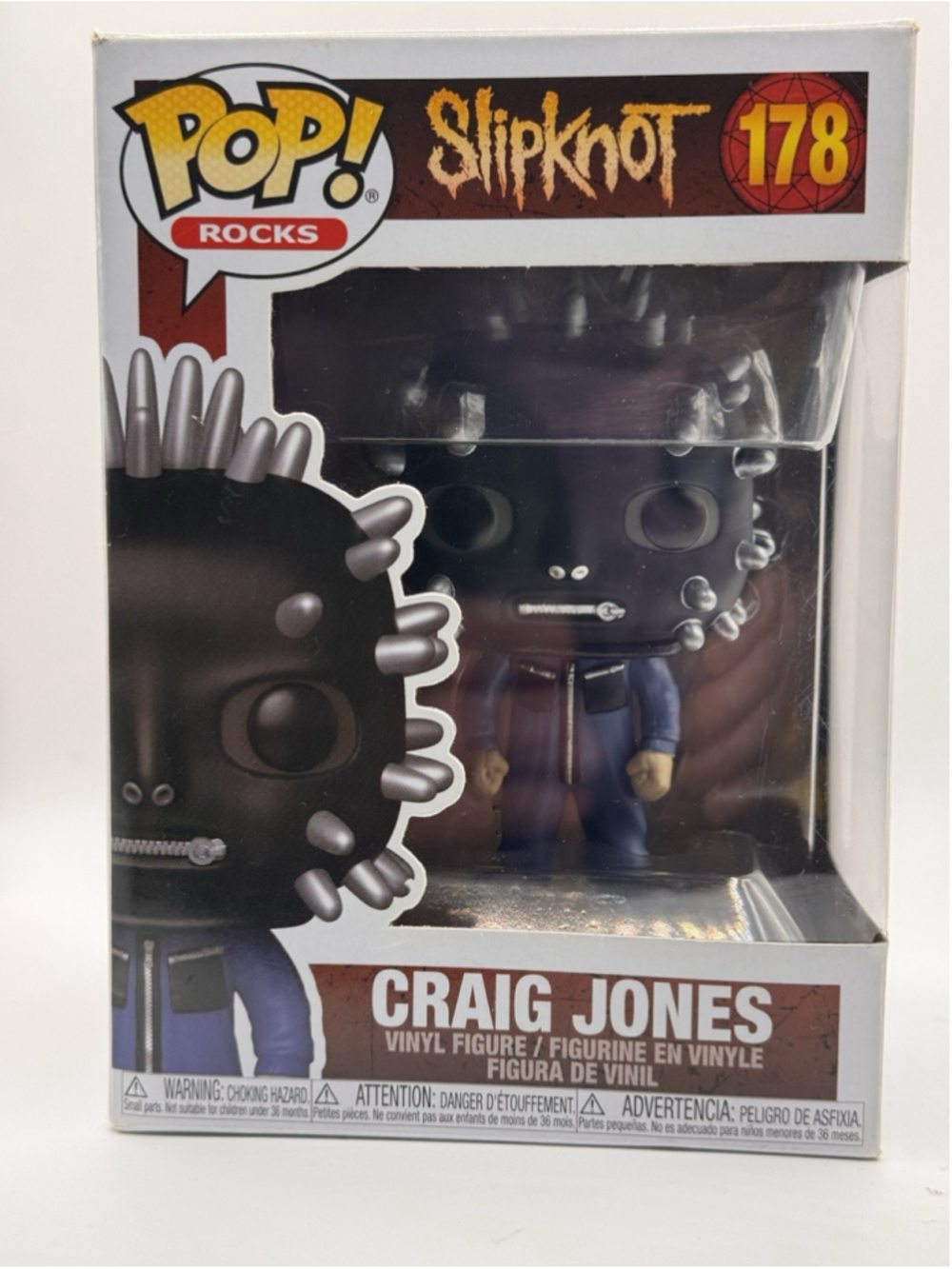 Funko Pop! Rocks SlipKnot CRAIG JONES #178 New Vaulted